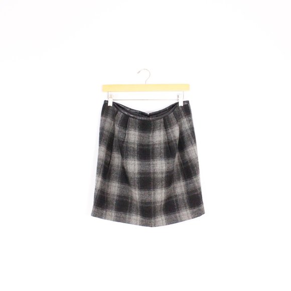 *Gap Wool-Blend Plaid Skirt New With Tags - Picture 2 of 4